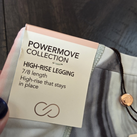 Callia Powermove 7/8 Leggings in women's XXL with a "Succulent Green" geometric - Picture 7 of 12